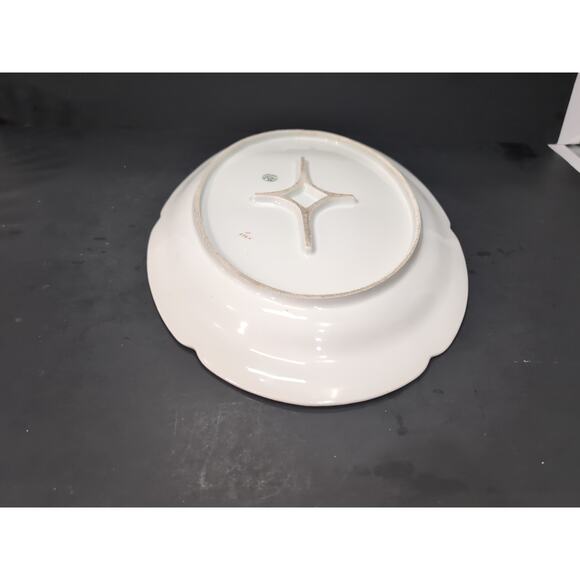 Alice Austria Vintage Platter, Purple Roses Design, 14" Porcelain Dish, Decor - Picture 5 of 10